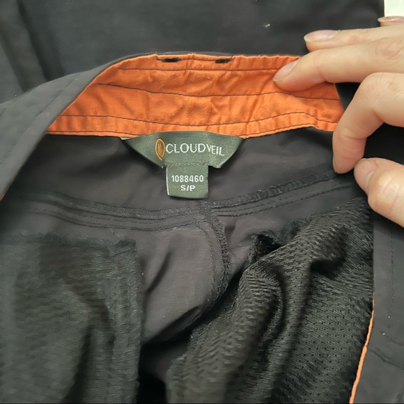 Cloudveil Lightweight convertible hiking pants black small EUC - Picture 10 of 13
